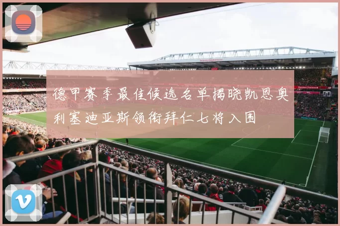 德甲赛季最佳候选名单揭晓凯恩奥利塞迪亚斯领衔拜仁七将入围